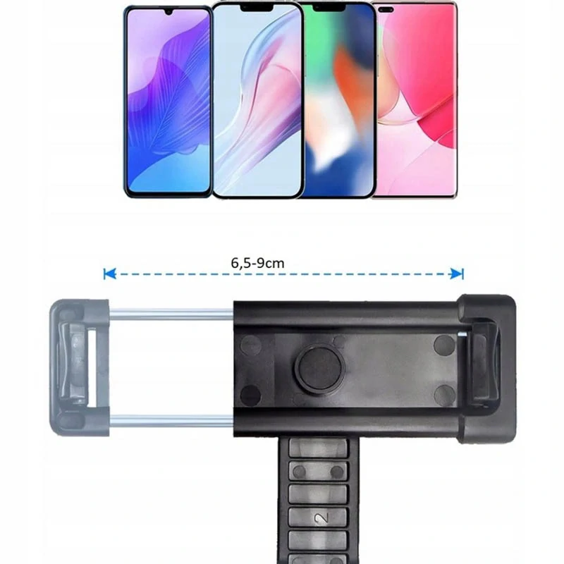 Selfie tyč s LED lampou a statívom