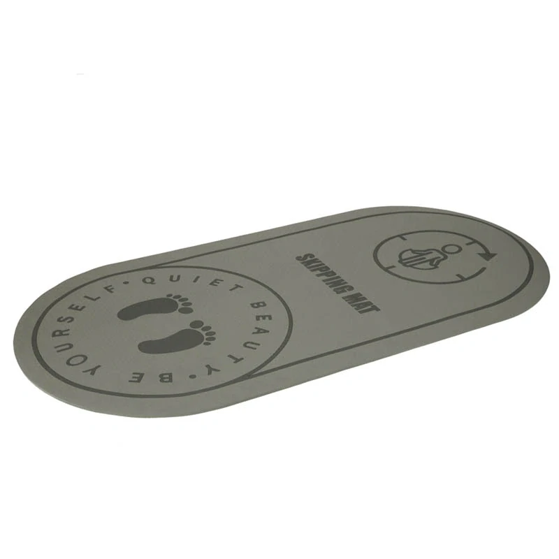 Protišmyková podložka na cvičenie 127x63cm sivá