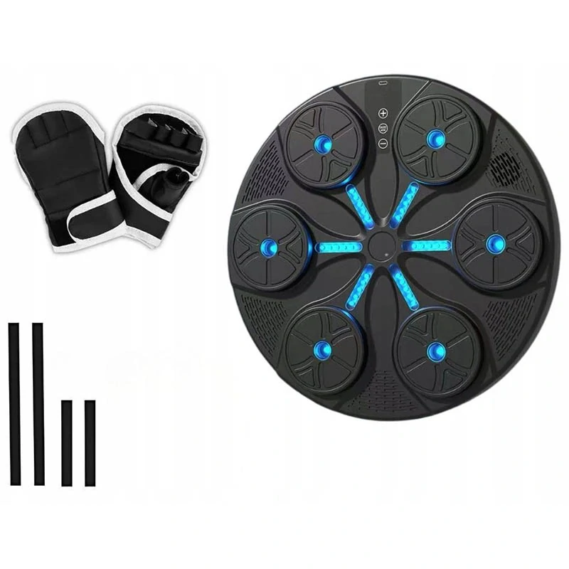 Elektronický boxerský terč so svetelnými zónami 35 cm + rukavice