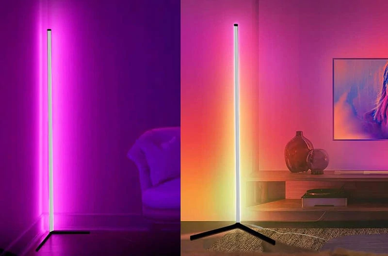 Izbová rohová RGB LED lampa 1m