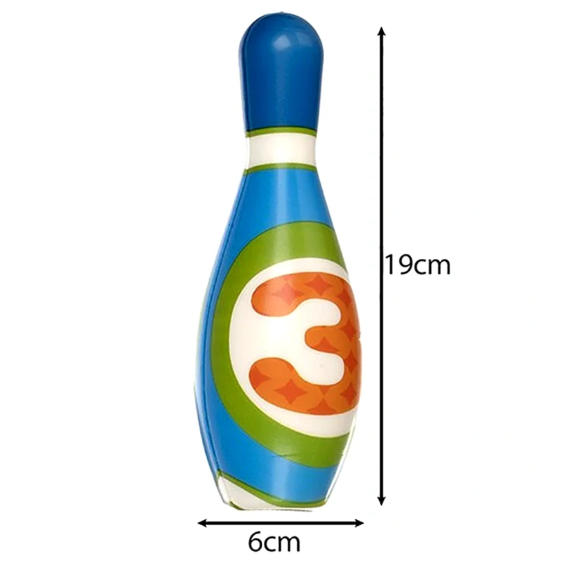 Detská bowlingová súprava – veľké farebné kuželky a hracia loptička