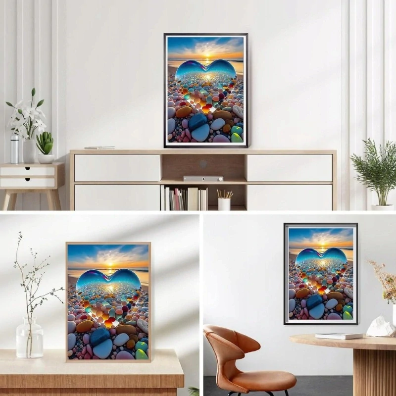 Maľovanie podľa čísel 40x50cm Srdce