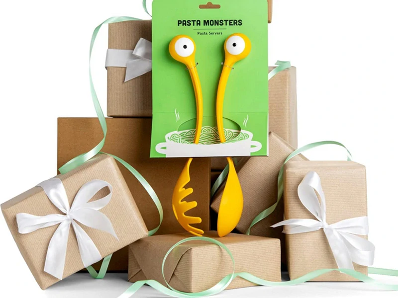 Veselé kuchynské naberacie lyžice na cestoviny