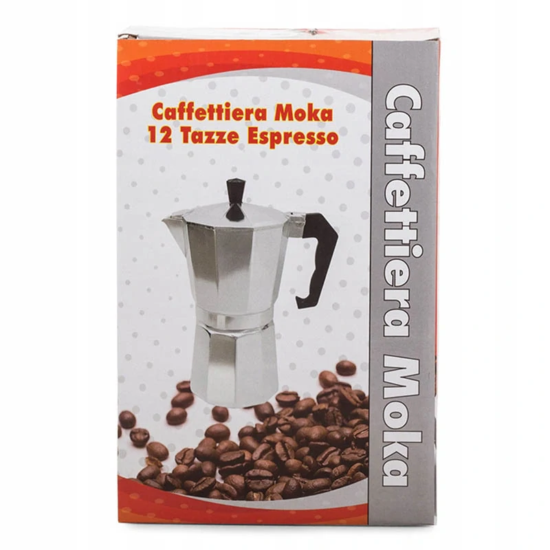 Kávovar hliníkový Moka na 12 káv 600ml