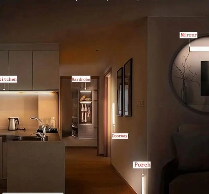 Nočná lampa s pohybovým a súmrakovým senzorom 50cm