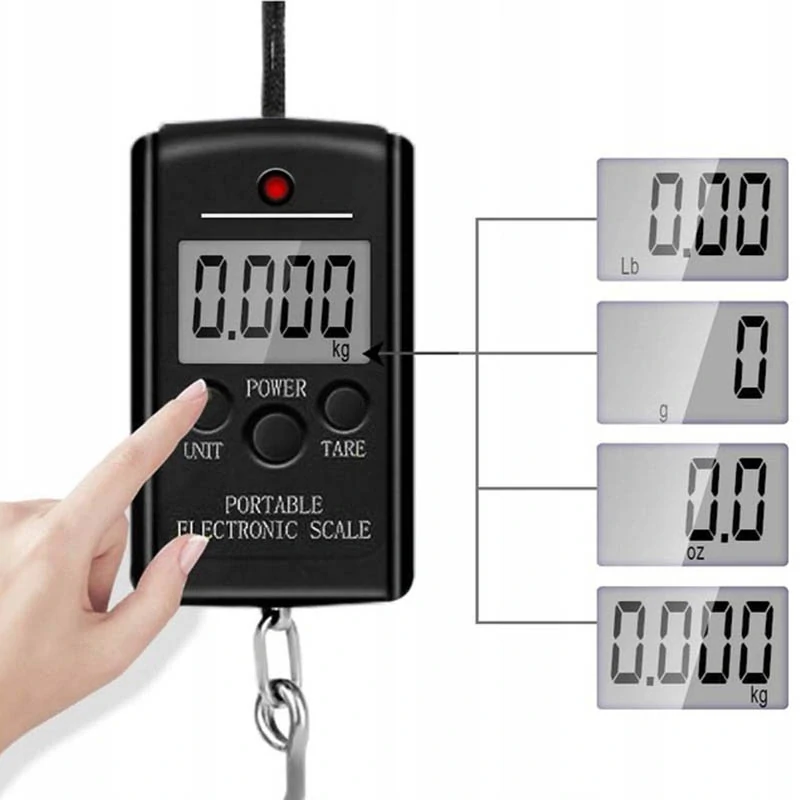 Elektronická závesná váha do 40 kg