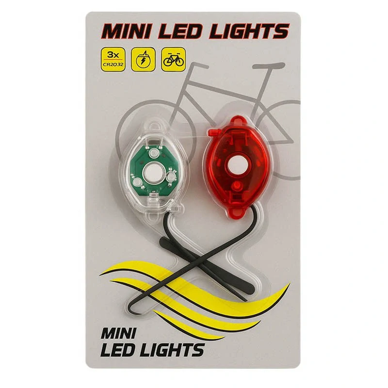 Sada LED svetiel na bicykel