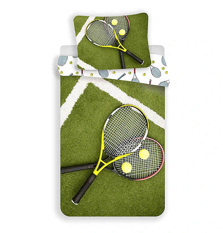 Posteľné obliečky Tenis 145x200 cm + 70x90 cm
