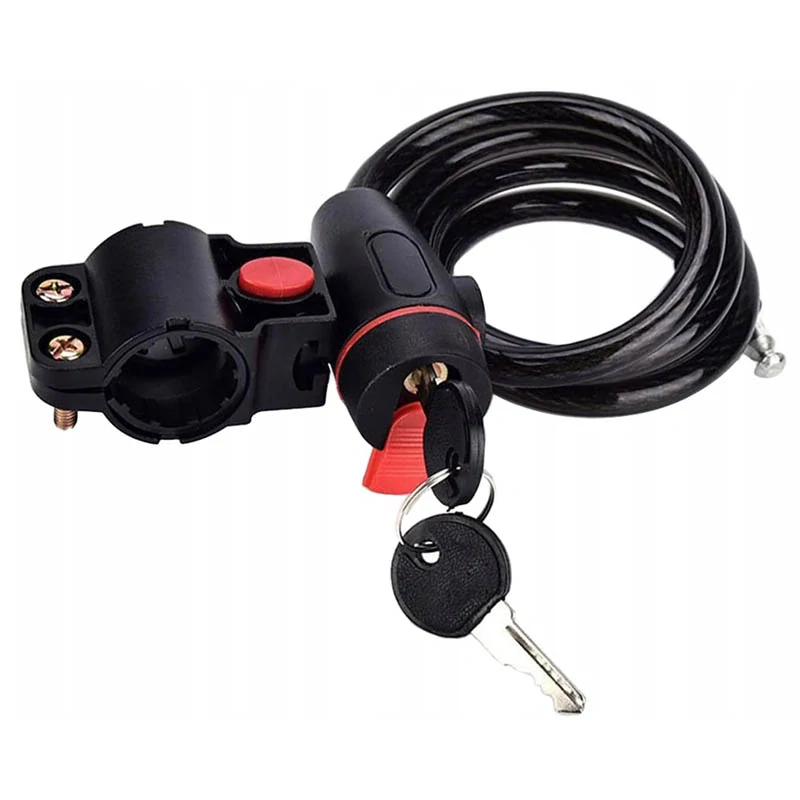 Zámok na bicykel 120cm s kľúčom