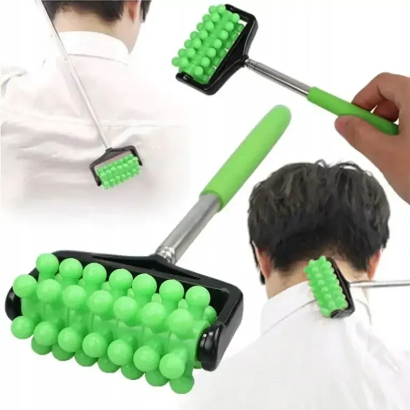 Masážny valček so škrabačkou na chrbát