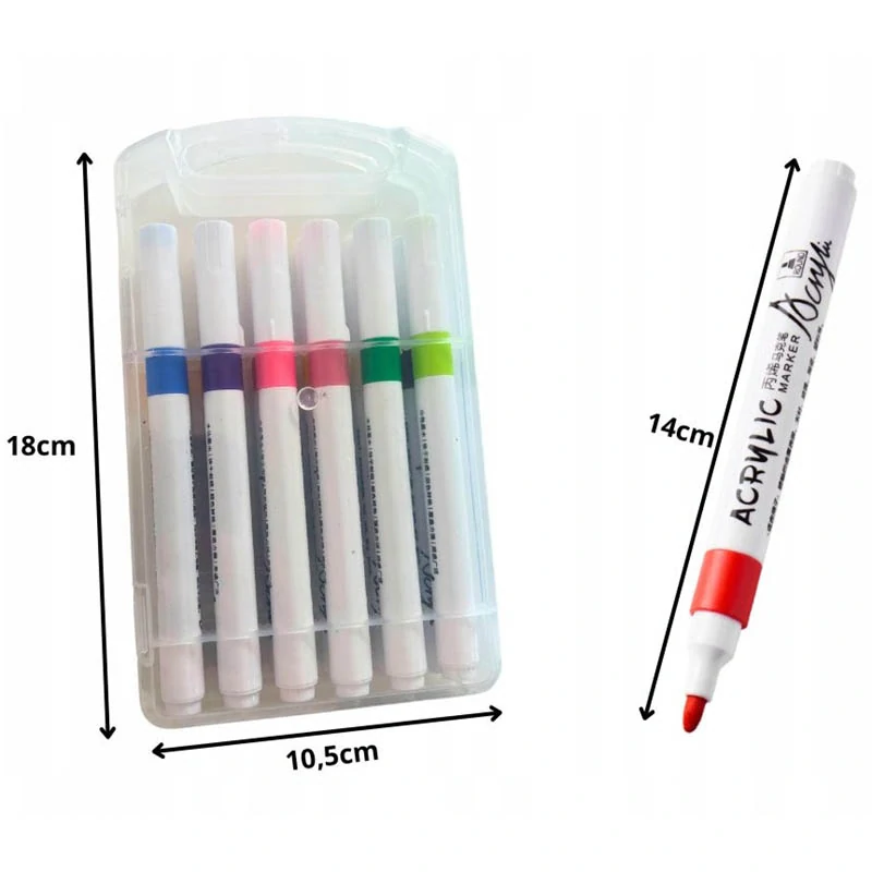 Sada akrylových popisovačov 12ks