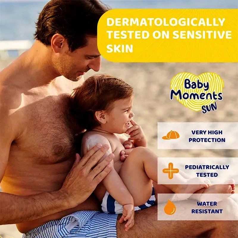 Chicco Baby Moments - Krém na opaľovanie75ml vodeodolný: SPF 50+