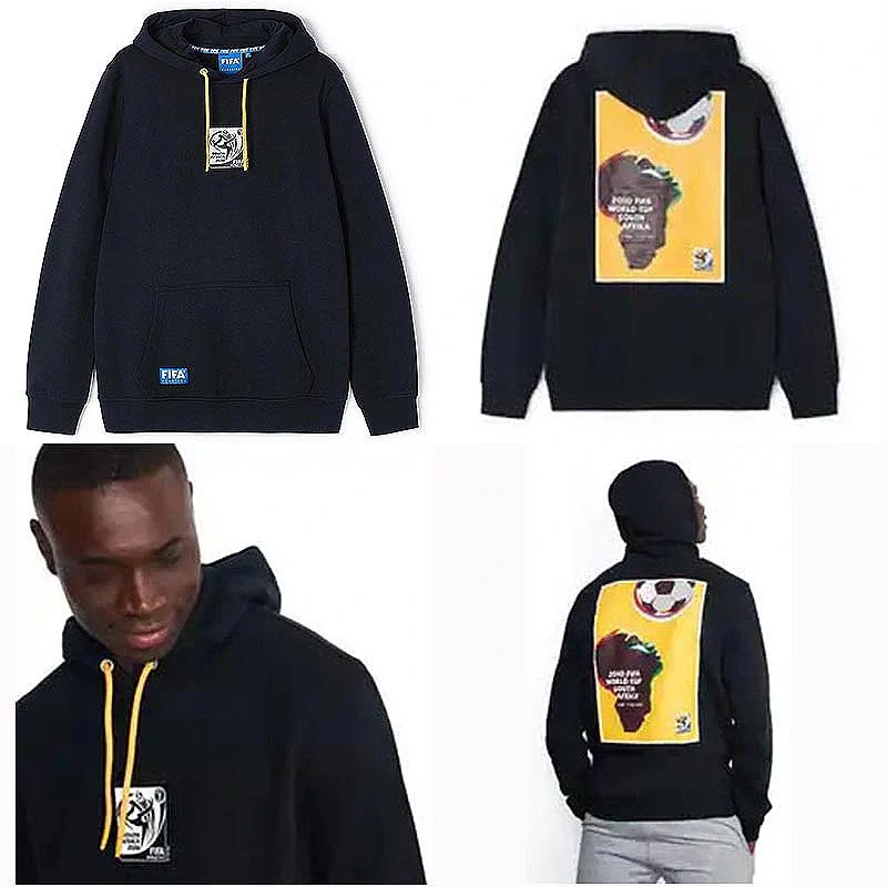 FIFA World Cup™ South Africa "2010 - lokanka s kapucňou čierna: veľkosť "M"