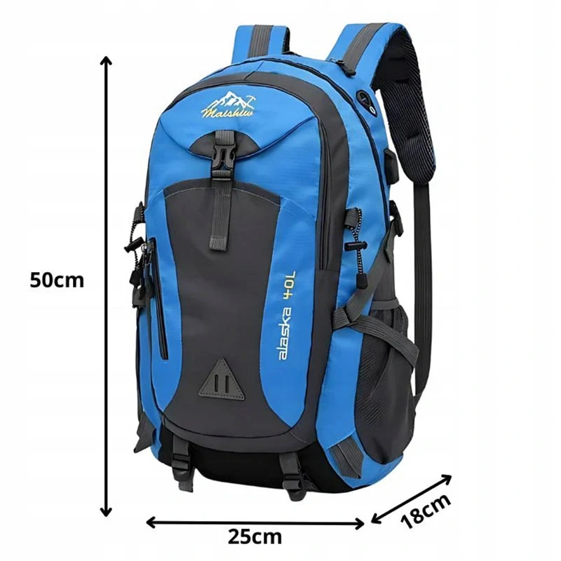 Turistický batoh 40L modrý