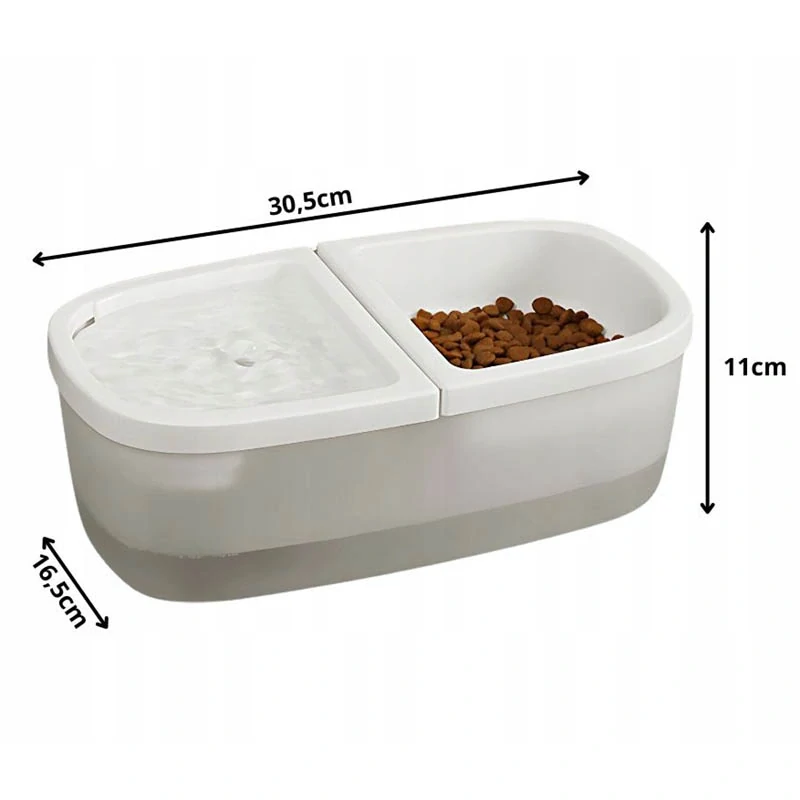 Miska pre psa a mačku s fontánkou