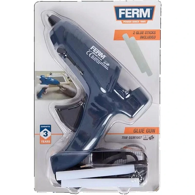 Tavná pištoľ FERM GGM1005 – 70 W pre 11 mm lepiace tyčinky