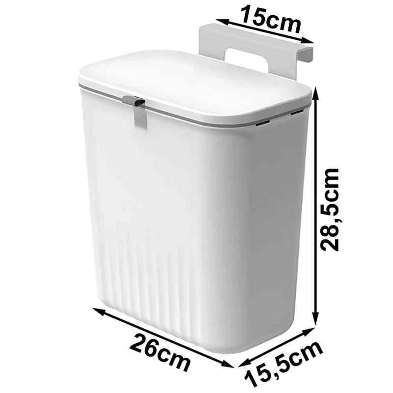 Odpadkový kôš na dvierka skrinky 9L