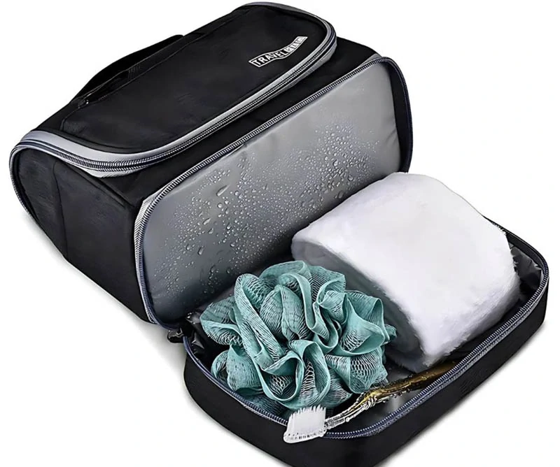 Cestovná kozmetická taška čierna