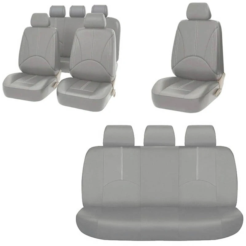 Autopoťahy z ekokože sivé