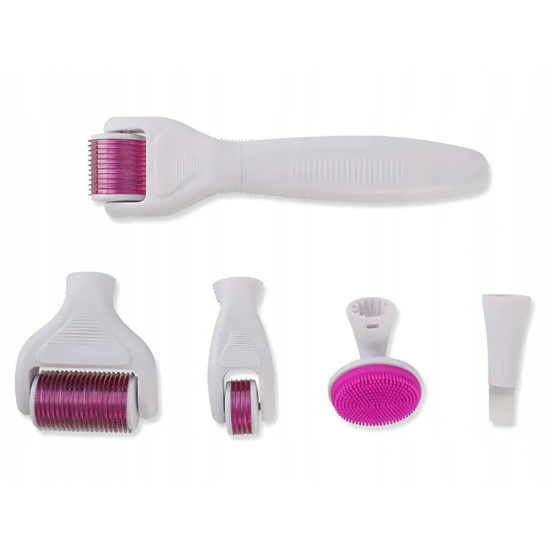 Derma roller na mezoterapiu mikroihlovú 6v1 – tvár, krk a telo