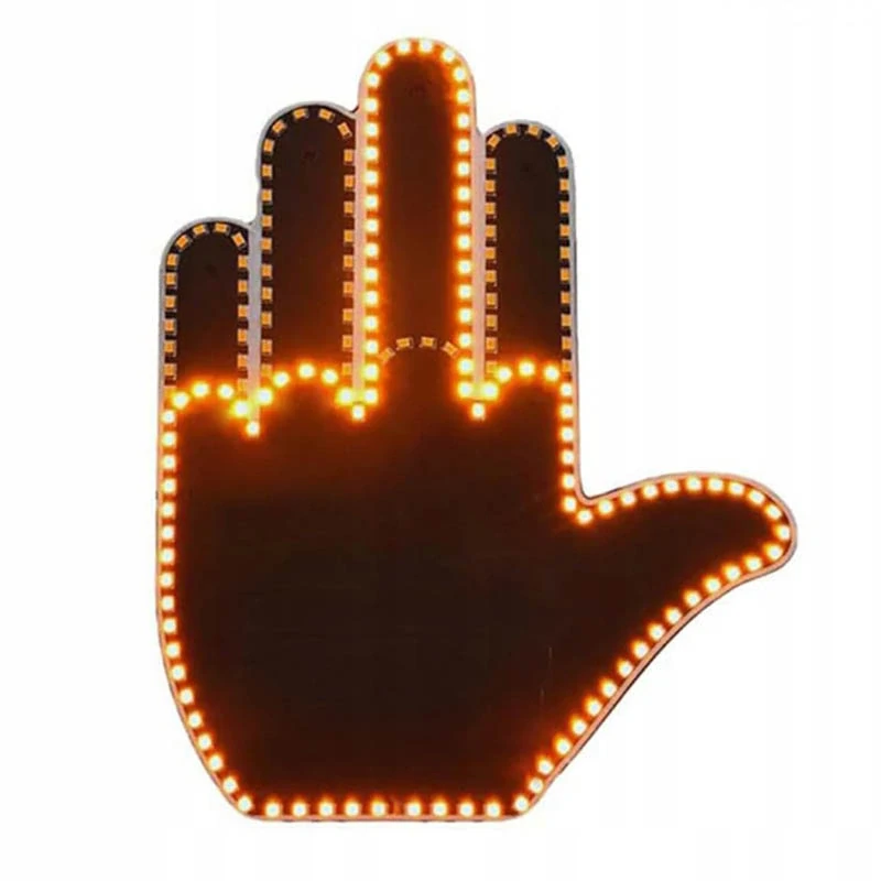 LED signalizačná ruka na zadné okno auta s diaľkovým ovládaním