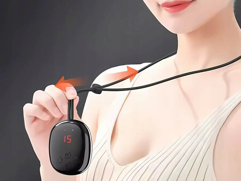 Elektrický masážny prístroj na krk a šiju s EMS a funkciou ohrevu