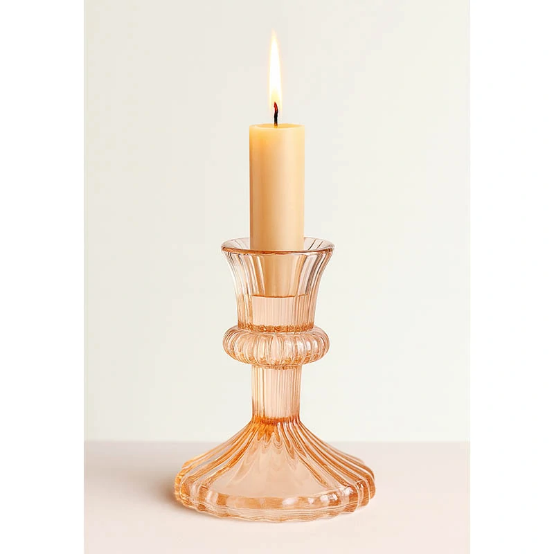 Sklenený svietnik Home Accents 11 cm