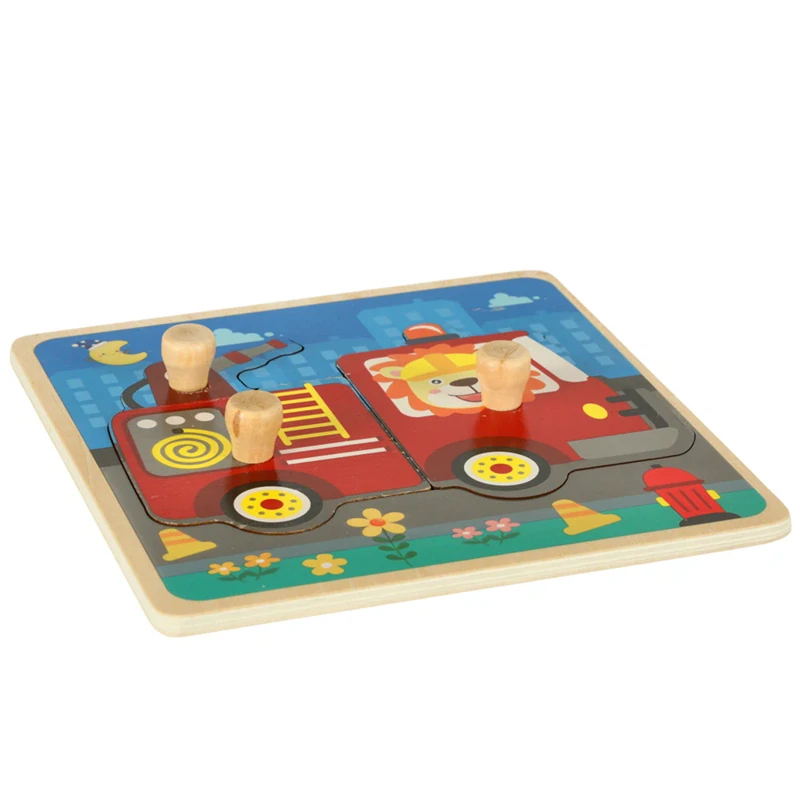 Drevené puzzle Hasiši