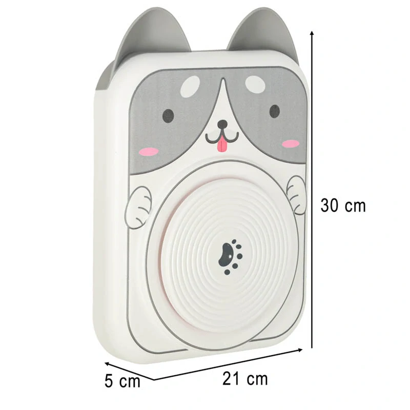 Hrnčiarsky kruh kreatívny set pre deti s hlinou a farbami – motív psíka, sivý