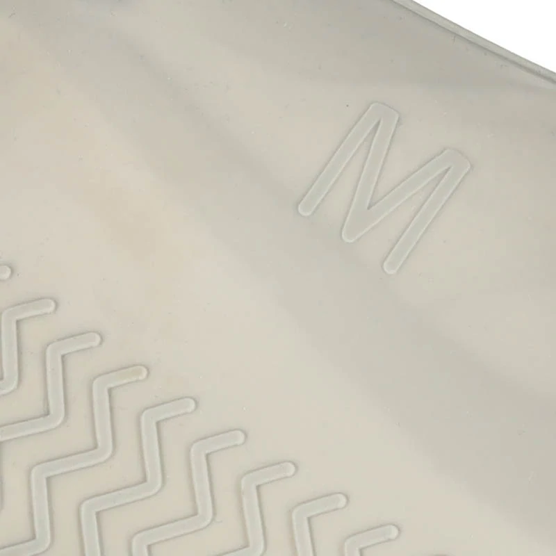 Nepremokavé návleky na topánky – silikónové ochranné čižmy M sivé (veľkosť 35–38)