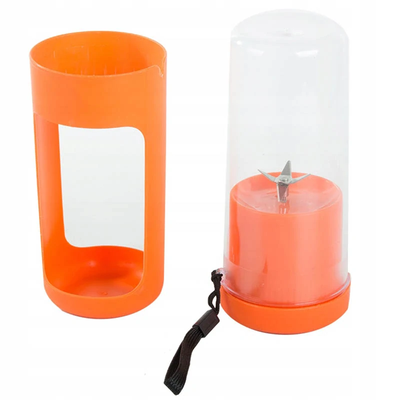 Prenosný smoothie mixér USB bezdrôtový 450 ml oranžový