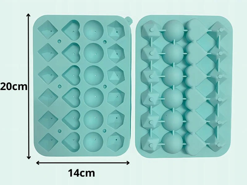 Silikónová forma na ľad 3D 20x14cm