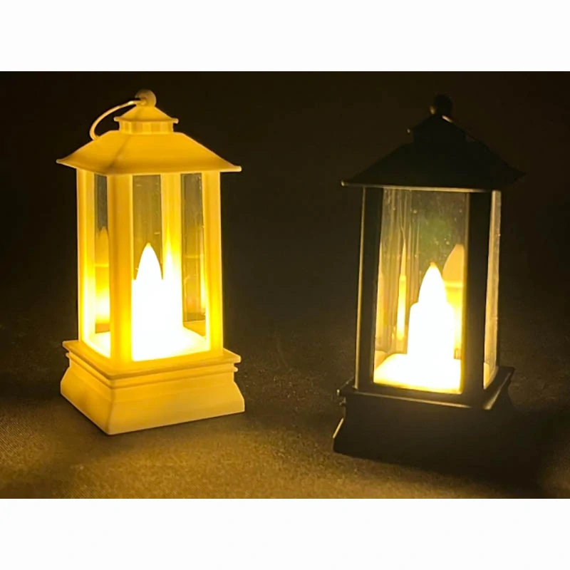 LED lampáš 9 cm - biely a čierny