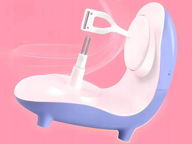 Elektrická škrabka na ovocie a zeleninu