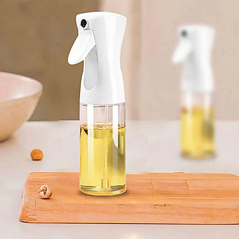 Sklenený rozprašovač na olej, ocot a omáčky 200ml biely