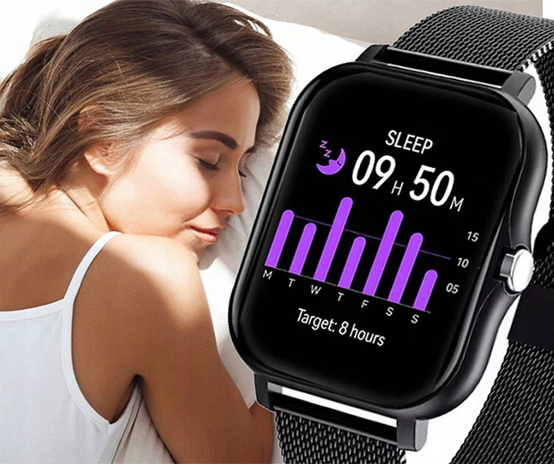 Smart hodinky s gumovým remienkom Y13 čierne