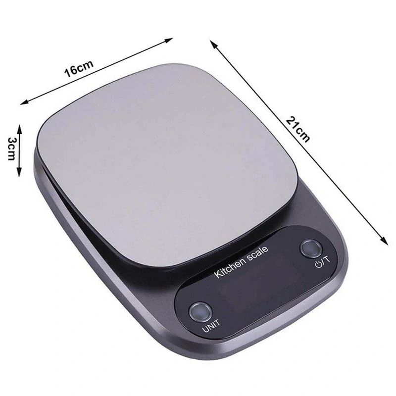 Elektronická kuchynská váha 3kg čierna