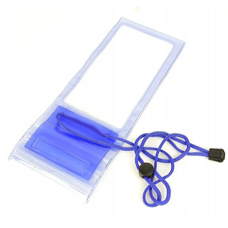 Vodotesné puzdro na telefón 27 × 11 cm tmavomodré