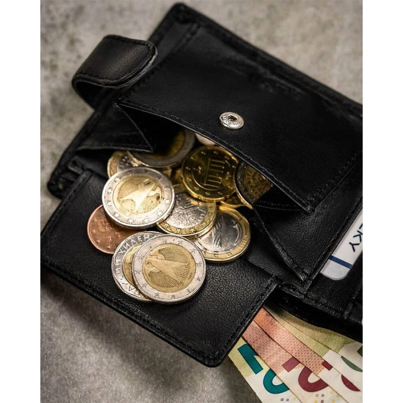 Rovicky - Darčeková sada pánska peňaženka a kľúčenka – čierna