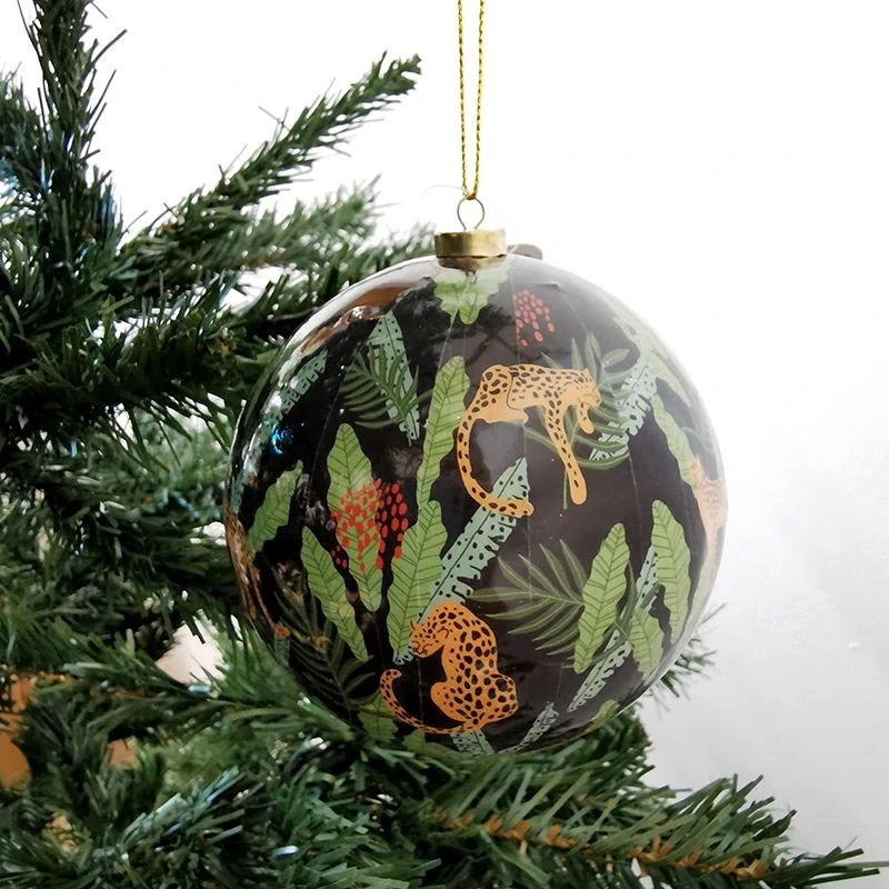 Vianočné gule so zvieracím motívom - 10 kusov