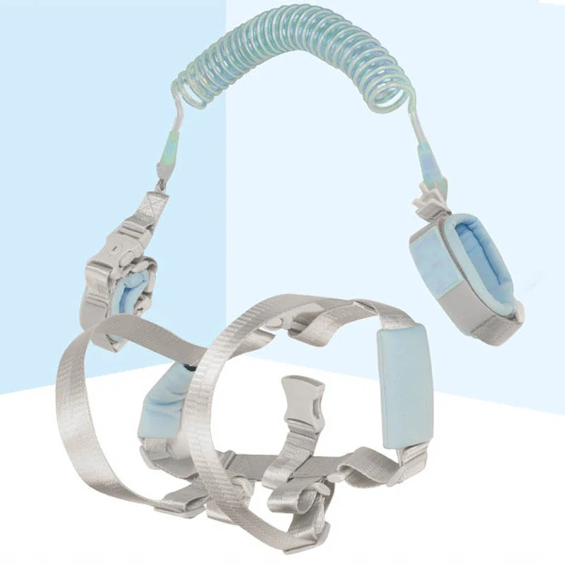 Detské bezpečnostné popruhy s pružným pútkom na ruku proti úteku a strateniu