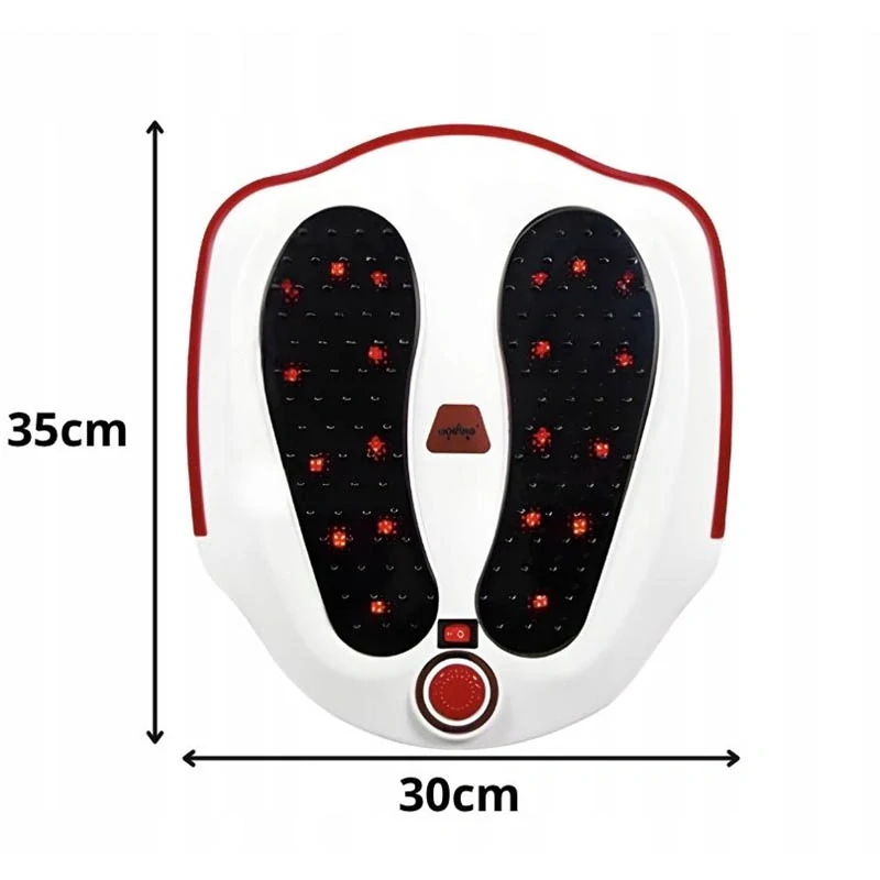 Elektrický masážny prístroj na nohy s vyhrievaním a vibráciami