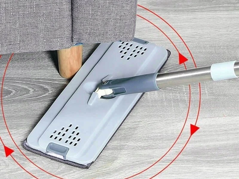 Samožmýkací mop s vedrom a náhradným poťahom modrý