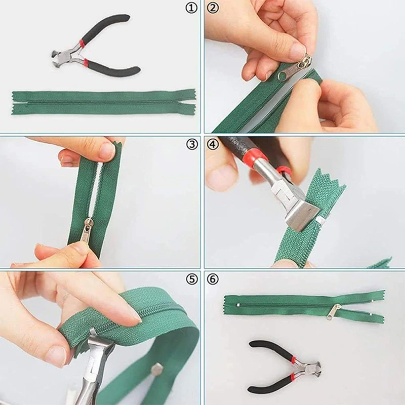 Súprava na opravu zipsov 211 ks + kliešte