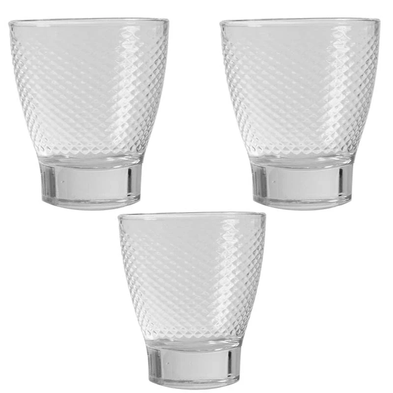 Sada 3 sklenených pohárov Hrastnik Tavola 290 ml