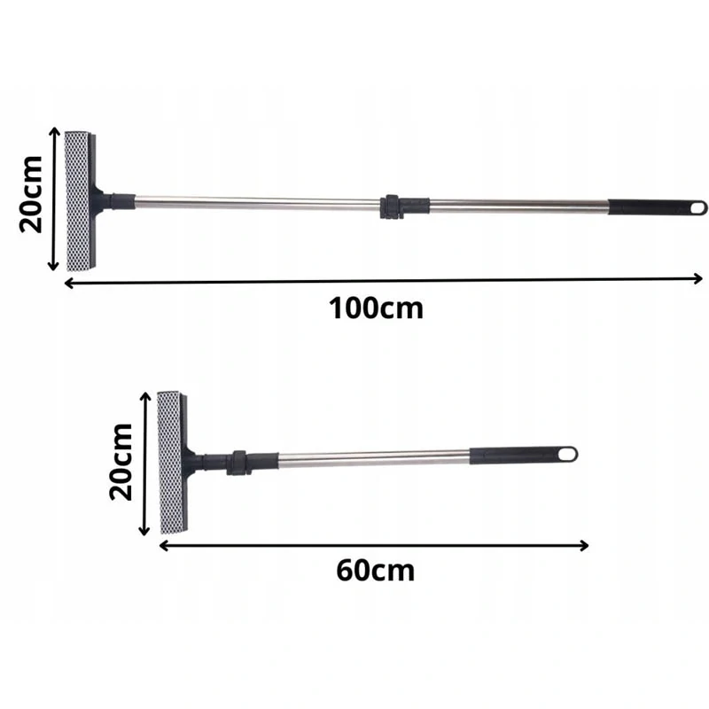 Teleskopická stierka s hubkou na okná a zrkadlá