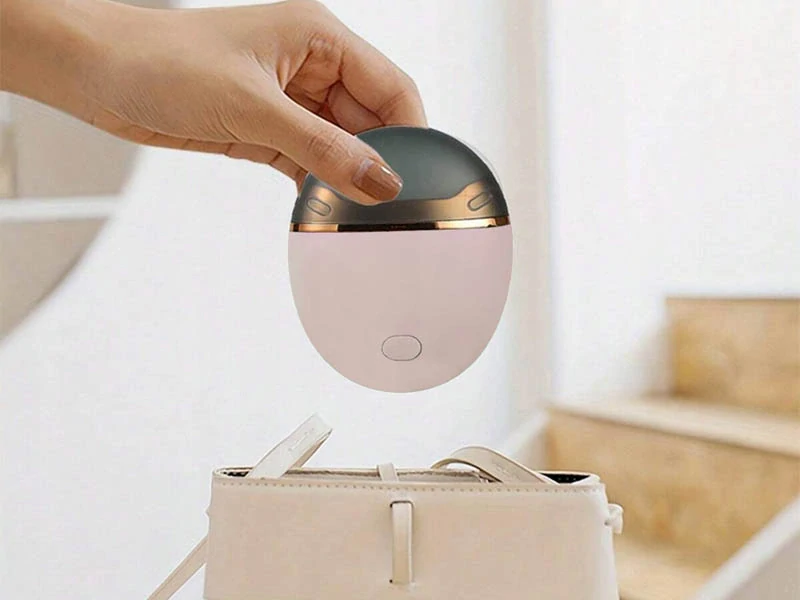 Elektrický strihač nechtov ružový