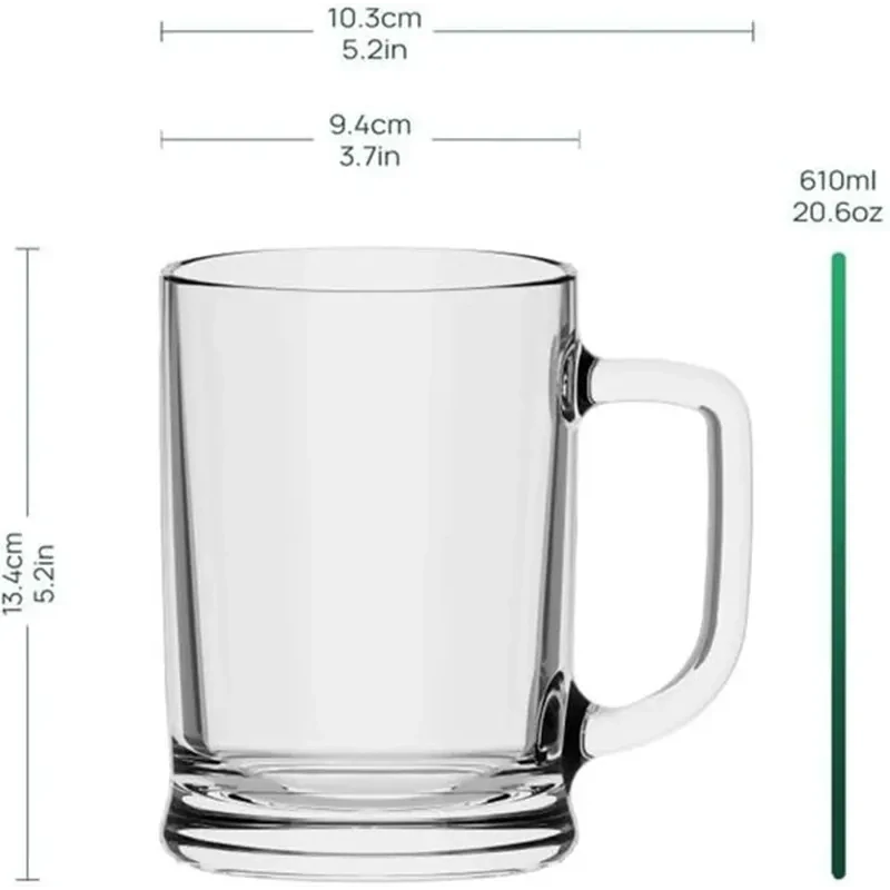 Pohár na pivo s uchom 500 ml