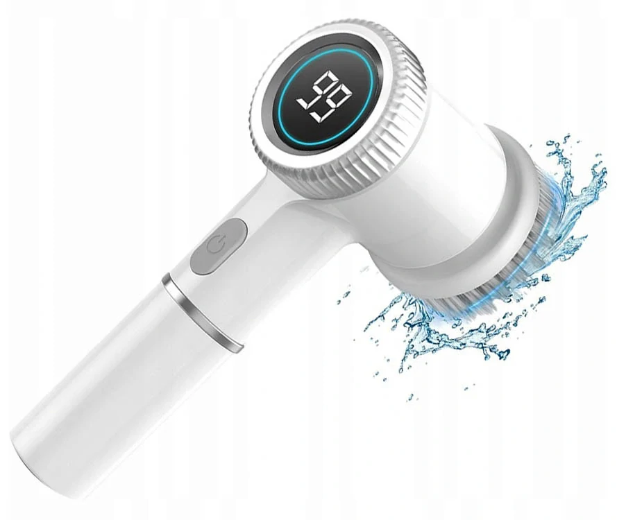 Elektrická rotačná čistiaca kefka 5v1 biela