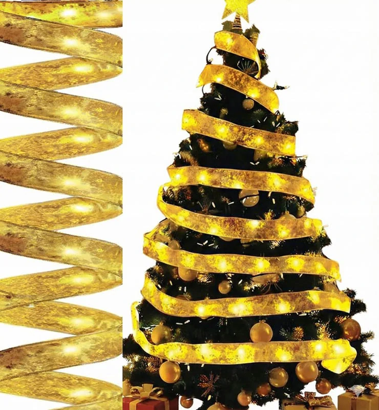 Vianočná LED stuha 10m (100LED)